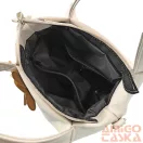 Zellia Női Válltáska Zlb324-F Beige - Virág Dísszel -