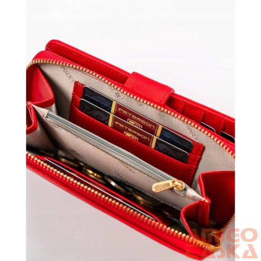 Peterson Női Pénztárca Ptn 008-Saf-0624 Red