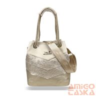 Zellia Női Válltáska 24056 Beige-Arany - Brw-Groove -