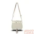 Zellia Női Oldaltáska 24104 Beige-Arany - Leaf -