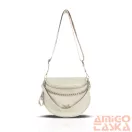 Zellia Női Oldaltáska 23050 Beige - Arany K.