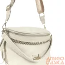 Zellia Női Oldaltáska 23050 Beige - Arany K.
