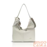 Zellia Női Válltáska Zlb407-F Beige - Virág Dísszel -