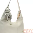 Zellia Női Válltáska Zlb407-F Beige - Virág Dísszel -