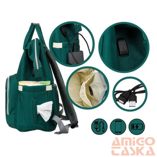 Peterson Női Hátizsák Ptn Mb1-5985 Green - Zöld
