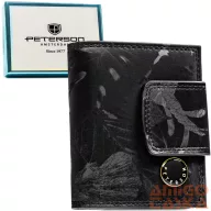   Peterson Női Pénztárca - Echo És Természetes Bőr Ps329- Mlf Black