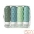 Utazó Kozmetikai Tubus Szett 90 Ml Sbp-90-Set4-0450 Green