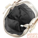 Zellia Női Válltáska/Hátizsáká Alakítható 22007 Fehér-Arany - Ss -