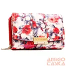 Peterson Női Pénztárca Echo Ptn 0015-Bky-9587 White-Red - Fehér-Piros
