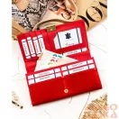 Rovicky Női Bőr Pénztárca Rh-20A-1-Sh-R-5159 Red - Piros