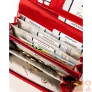 Rovicky Női Bőr Pénztárca Rh-20A-1-Sh-R-5159 Red - Piros