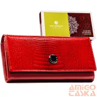 Peterson Női Bőr Pénztárca Ptn 72401-Rs-3580 Red