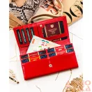 Peterson Női Bőr Pénztárca Ptn 72401-Rs-3580 Red
