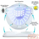 Nagy Teljesítményű, 268 W-Os Gél Uv Led-Es Körömlámpa - 57 Led-Del - Sun S5 - Rosegold