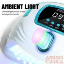 Nagy Teljesítményű, 268 W-Os Gél Uv Led-Es Körömlámpa - 57 Led-Del - Sun S5 - Rosegold