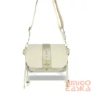 Zellia Női Oldaltáska 25131 Beige-Arany