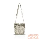 Zellia Női Oldaltáska 25096 Beige-Arany - Brw -