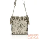 Zellia Női Oldaltáska 25096 Beige-Arany - Brw -