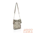 Zellia Női Oldaltáska 25096 Beige-Arany - Brw -