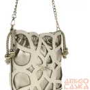 Zellia Női Oldaltáska 25096 Beige-Arany - Brw -