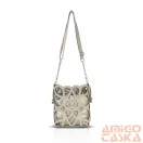 Zellia Női Oldaltáska 25096 Beige-Arany - Brw -