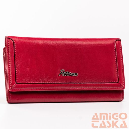 Peterson Női Bőr Pénztárca Ptn Ka-23-4351 Red