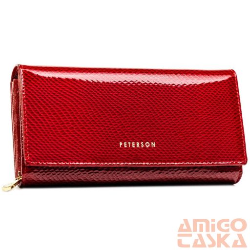 Peterson Női Bőr Pénztárca Ptn 42106-Dsl-2813 Red