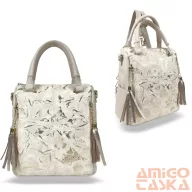 Zellia Női Hátizsák 24122 Beige - Gold Leaf -