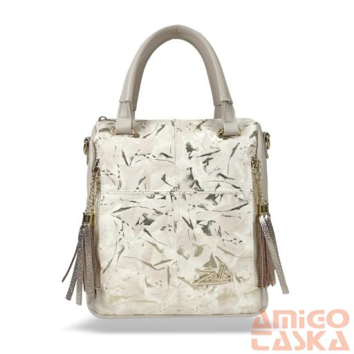Zellia Női Hátizsák 24122 Beige - Gold Leaf -