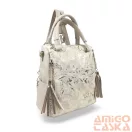 Zellia Női Hátizsák 24122 Beige - Gold Leaf -