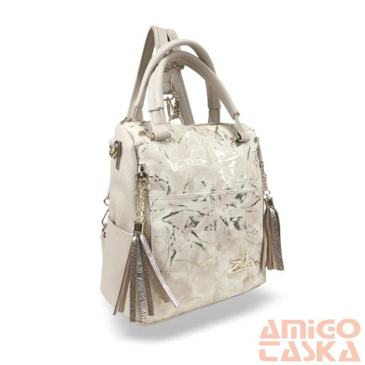 Zellia Női Hátizsák 24122 Beige - Gold Leaf -