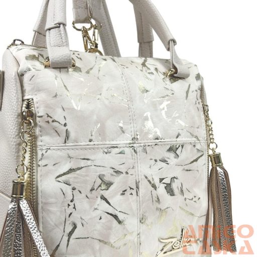 Zellia Női Hátizsák 24122 Beige - Gold Leaf -