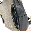 Zellia Női Hátizsák 24122 Fekete-Bronz - Groove -