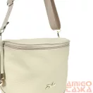 Zellia Női Oldaltáska Zlb12 Beige Matt - Krokkó -