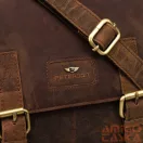 Peterson Férfi Bőr Oldaltáska Ptn 996-B-Nsh-4895 Tan