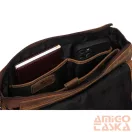 Peterson Férfi Bőr Oldaltáska Ptn 996-B-Nsh-4895 Tan