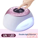 Nagy Teljesítményű, 268 W-Os Gél Uv Led-Es Körömlámpa - 57 Led-Del - Sun S9 - Pink