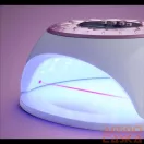 Nagy Teljesítményű, 268 W-Os Gél Uv Led-Es Körömlámpa - 57 Led-Del - Sun S9 - Pink