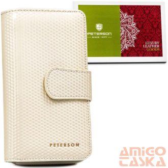 Peterson Női Bőr Pénztárca Ptn 76116-Sbr-0929 Beige