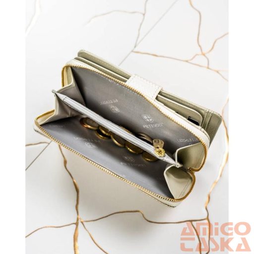 Peterson Női Bőr Pénztárca Ptn 76116-Sbr-0929 Beige