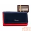 Peterson Női Bőr Pénztárca Ptn Ka-19-4221 Navy/Red - Sötét Kék-Piros