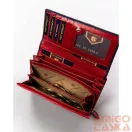 Peterson Női Bőr Pénztárca Ptn Ka-19-4221 Navy/Red - Sötét Kék-Piros