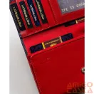 Peterson Női Bőr Pénztárca Ptn Ka-19-4221 Navy/Red - Sötét Kék-Piros