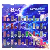 Next By Zellia - Starlight Glaze Gel Szín Paletta