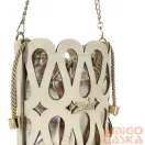 Zellia Női Oldaltáska 26040 Beige-Arany