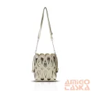 Zellia Női Oldaltáska 26040 Beige-Arany