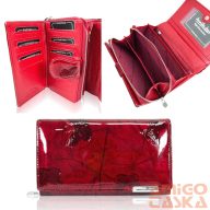 Jennifer Jones Női Bőr Pénztárca 5261-14 Piros Pillangó