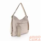 Zellia Női Válltáska/Hátizsáká Alakítható Zlb348 Beige-Arany - Bella -