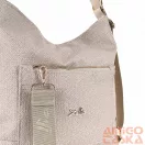 Zellia Női Válltáska/Hátizsáká Alakítható Zlb348 Beige-Arany - Bella -