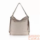 Zellia Női Válltáska/Hátizsáká Alakítható Zlb348 Beige-Arany - Bella -